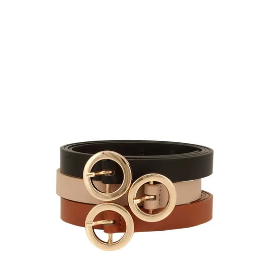 Circle Buckle Belt