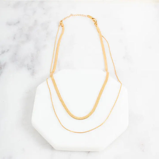 Brooke Layered Chain Necklace