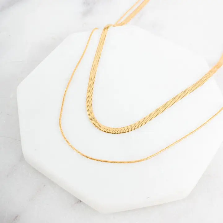 Brooke Layered Chain Necklace