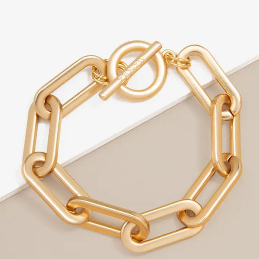 Classic Link Toggle Bracelet