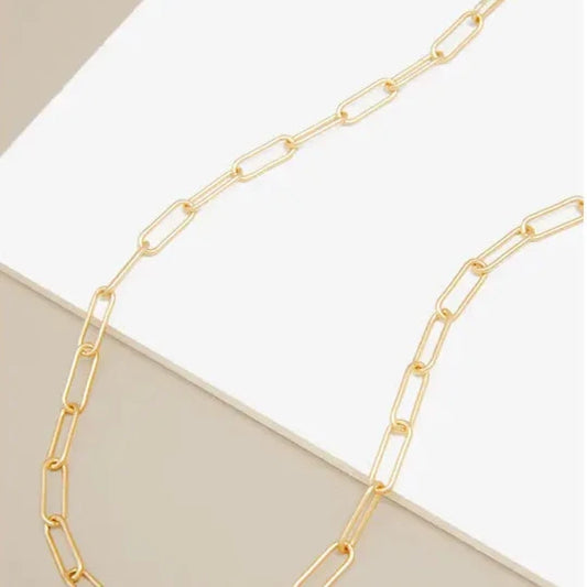 Classic Paperclip Link Necklace