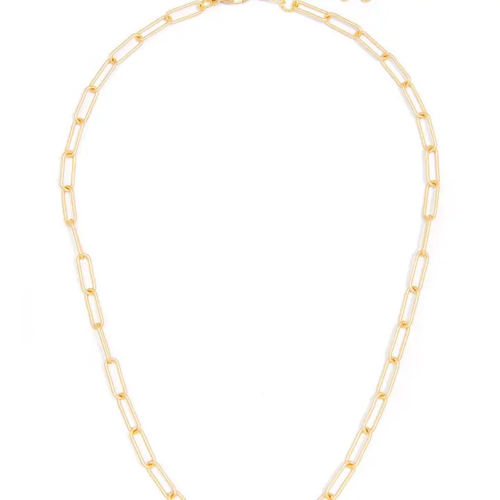 Classic Paperclip Link Necklace