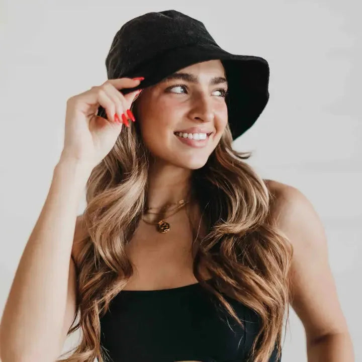 Black Dip In The Pool Bucket Hat Whimsy & Wonder Boutique