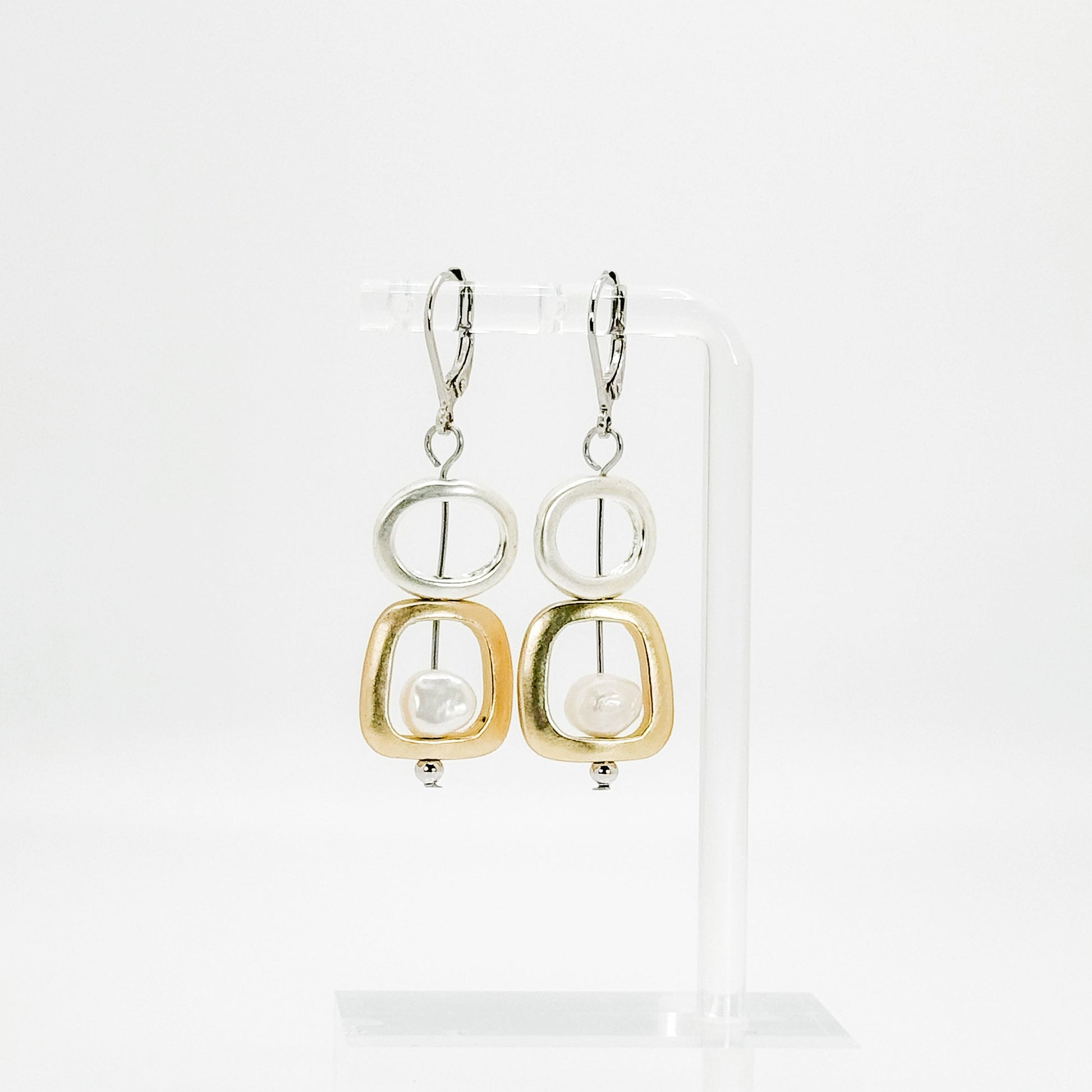 Double Modern Earring - Whimsy & Wonder Boutique