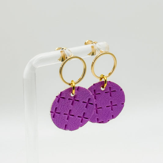 Harper Mini Leather Earring - Whimsy & Wonder Boutique