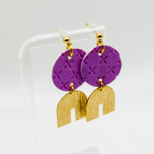 Rivers Mini Leather Earring - Whimsy & Wonder Boutique