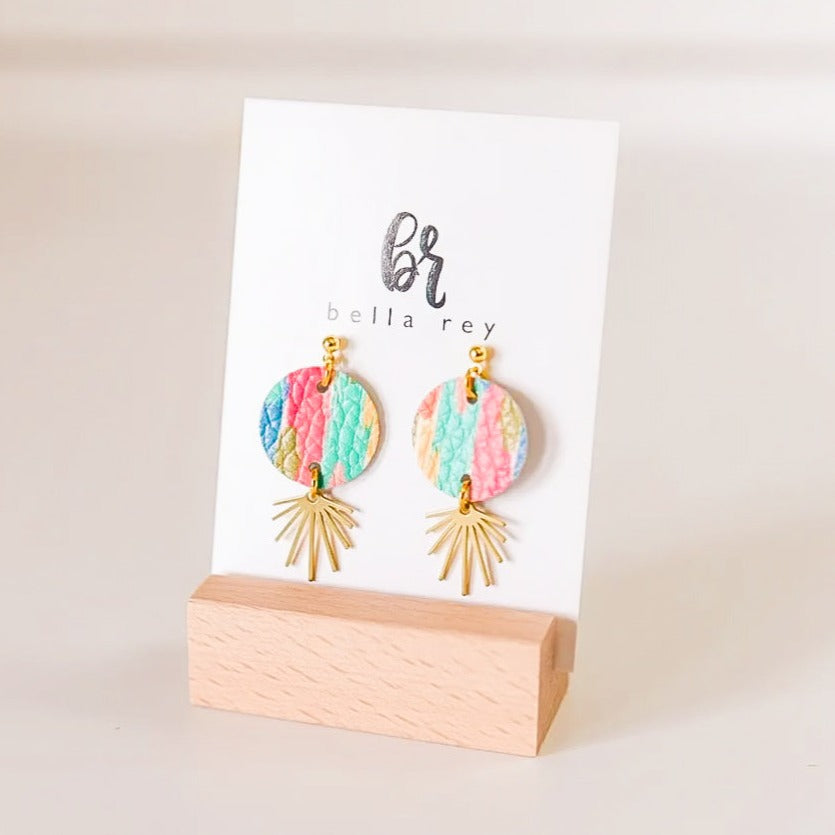 Ellie Frank Mini Leather Earring