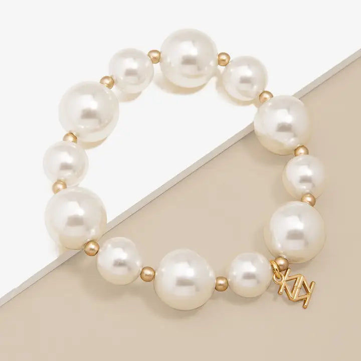 Mixed Pearl Stretch Bracelet