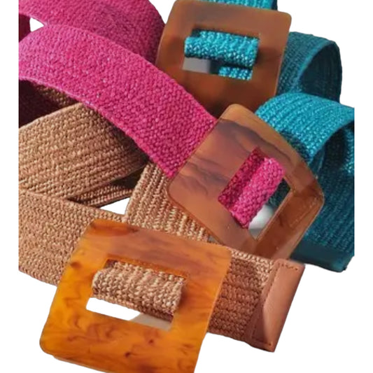 Lucite Square Buckle Belt - Whimsy & Wonder Boutique