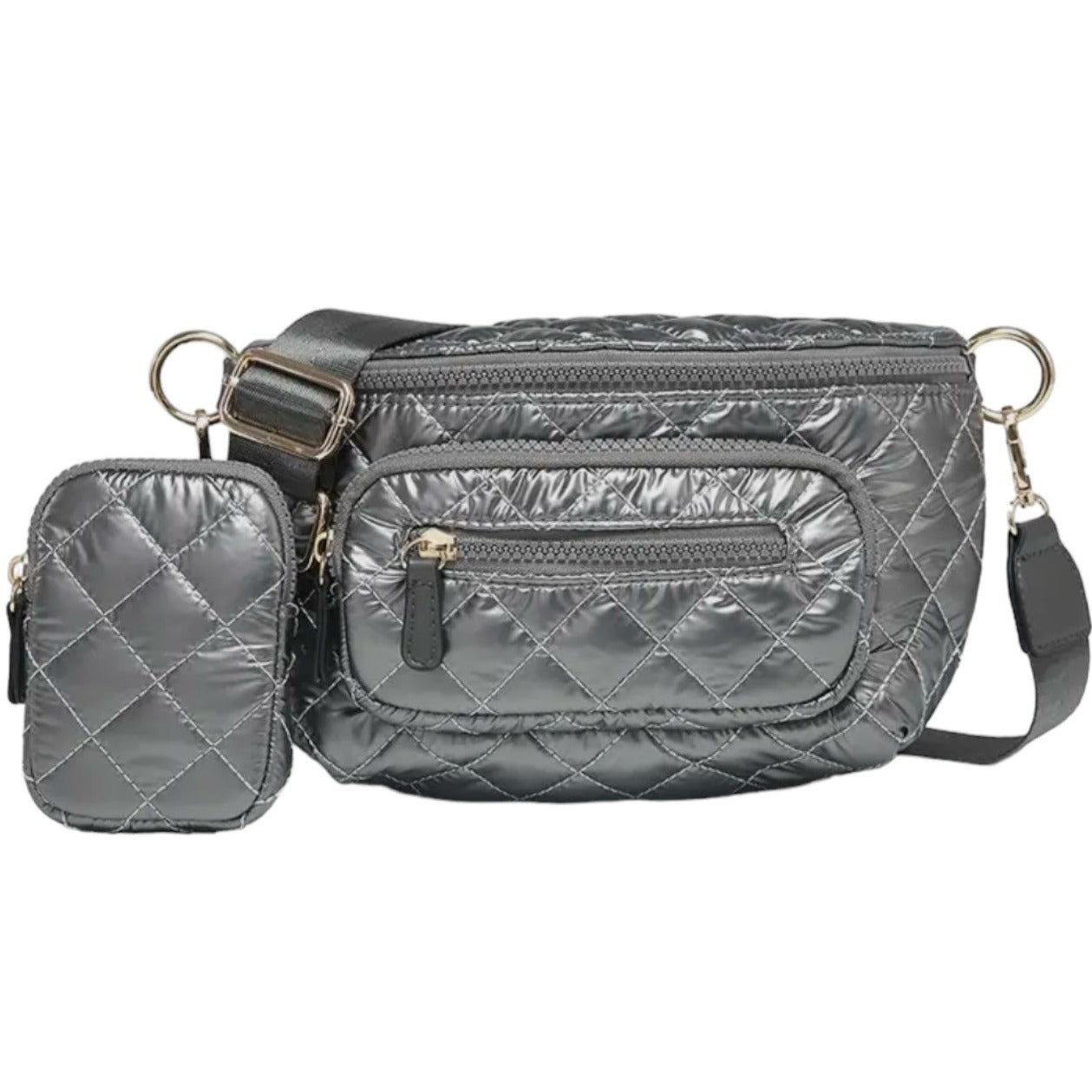 Arianna Quilted Nylon Belt Bag