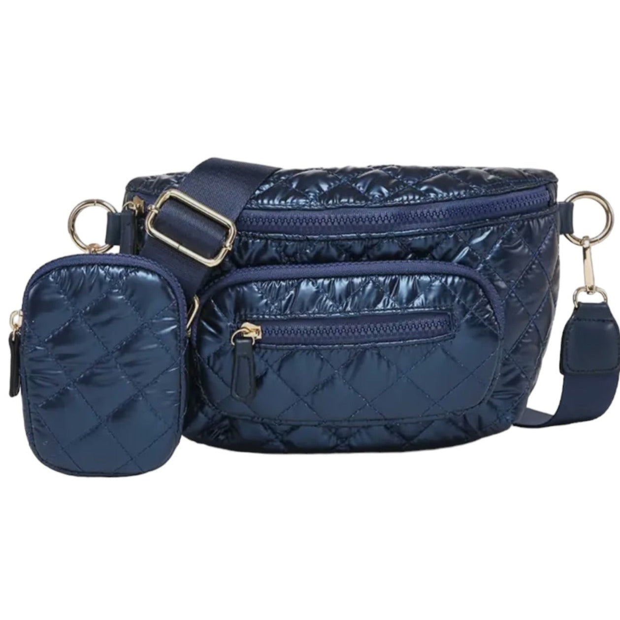 Arianna Quilted Nylon Belt Bag